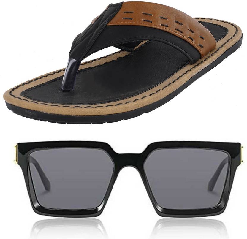 [Size 7] GoodFeel Men Black Sandal