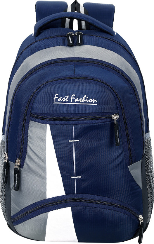 Xfast fashion spacy comfortable 4th to 10th class casual college Waterproof School Bag School Bag(Blue, 35 L)