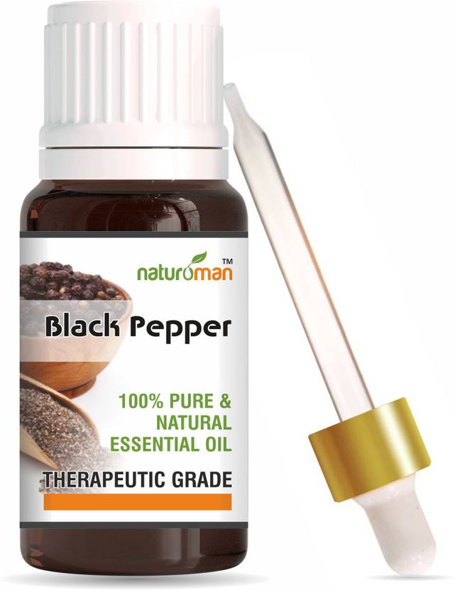 Naturoman Black Pepper Pure and Natural Essential Oil Therapeutic Grade