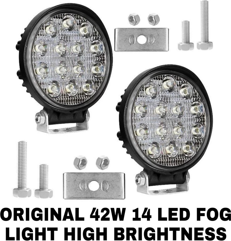 imad LED Fog Light for Universal For Bike, Universal For Car Universal For Bike