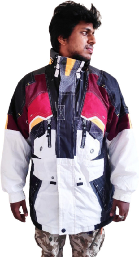 Sleeve Colorblock Men \u0026 Women Jacket 