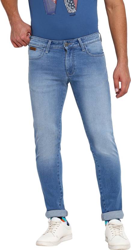 Wrangler Skinny Men Blue Jeans - Buy Wrangler Skinny Men Blue Jeans Online  at Best Prices in India 
