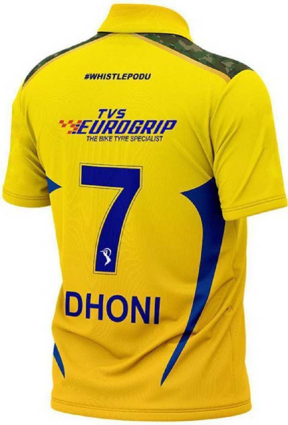 Csk t shirt dhoni flipkart clearance