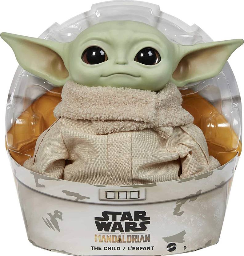 STAR WARS Baby Yoda The Child Plush Toy, 11Inch Soft Figure From The