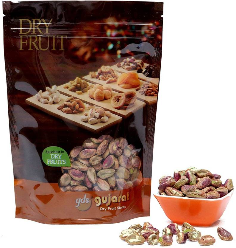 GUJARAT DRY FRUIT STORES Plain Pistachios Kernels without Shell