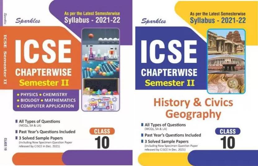 Sparkles ICSE Chapterwise Semester 2 Class 10th (Physics, Chemistry