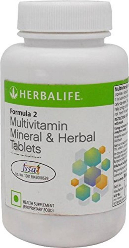 HERBALIFE formula 2 Multivitamin Mineral and Herbal Tablets - 90 Tablets(90 No)