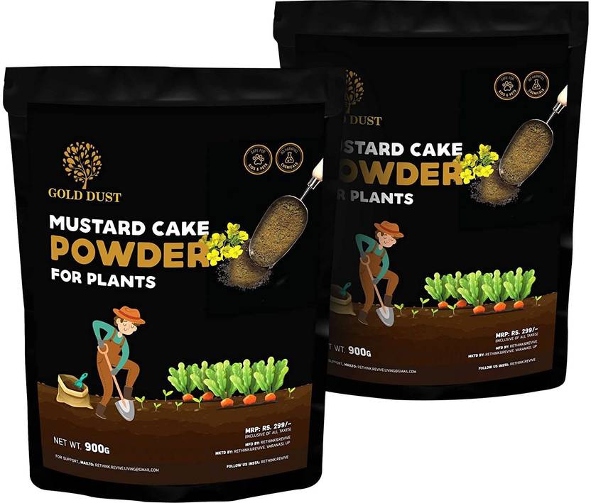 GOLD DUST Mustard Cake, Sarso Ki Khali Organic Fertiliser for Plants