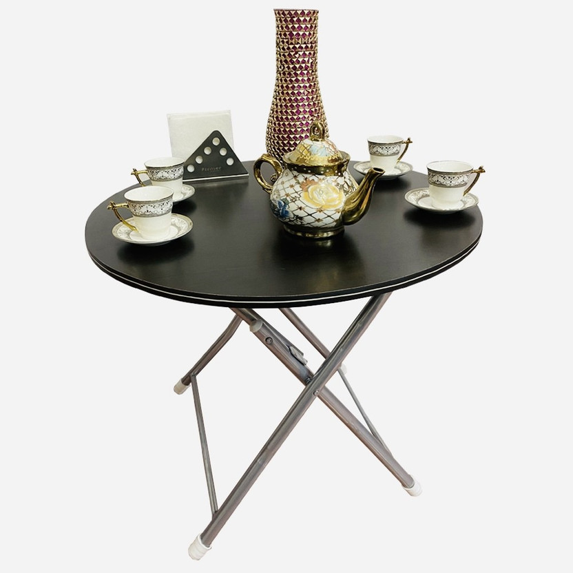 cauvery Engineered Wood Outdoor Table(Finish Color - Black, Pre-assembled)