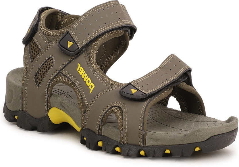 POWER Men Sports Sandals(Grey , 8)