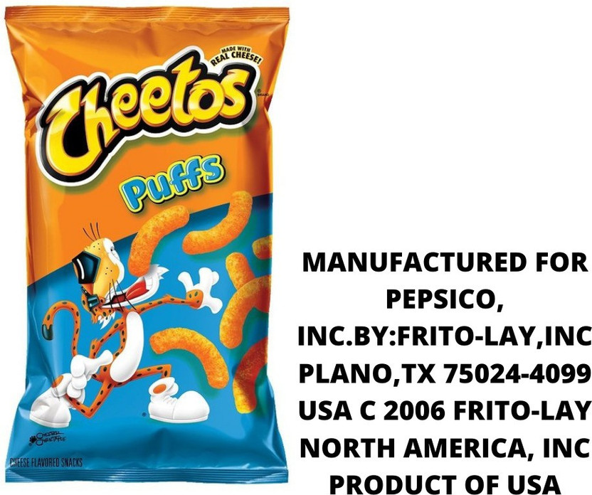 Cheetos Puffs Made With Real Cheese Flavor (IMPORTED FROM USA) Puffcorn(350 g)