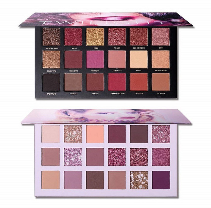 NYN HUDA 36 Colors Combo Matte Shimmer EyeShadow Palette Eye Shadow Nude + Rose Gold 36 g(The Color Board)