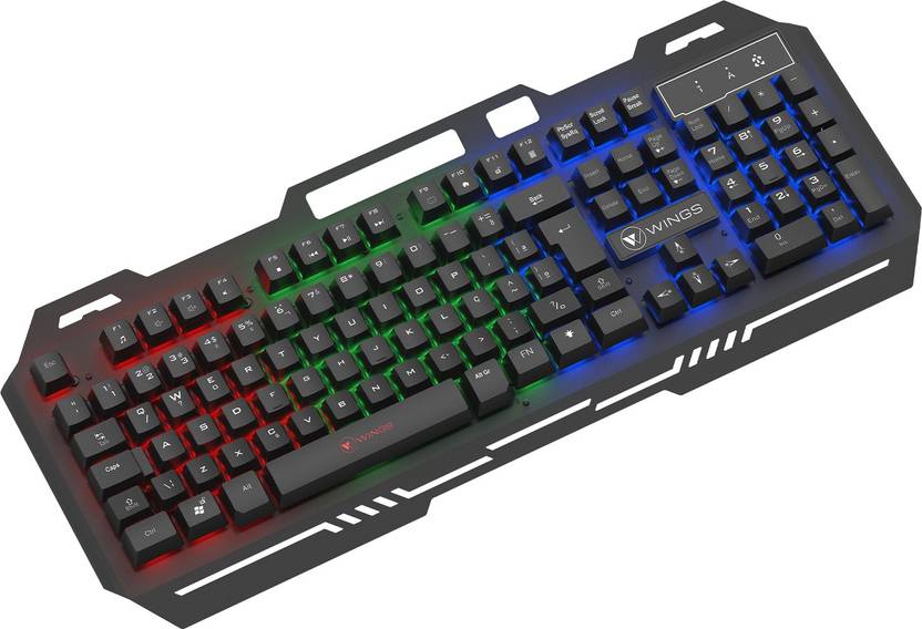 Wings GRIND105 Wired USB Gaming Keyboard Wings
