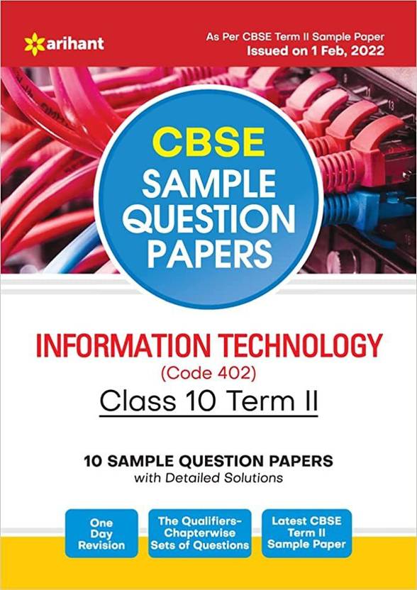 Arihant CBSE Term 2 Information Technology (Code 402) Class 10 Sample