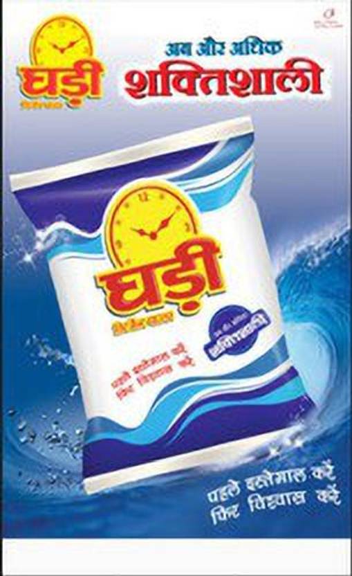 VidhiWears Ghadi Detergent Powder 1KG (Pack of 5) Detergent Powder 5 kg