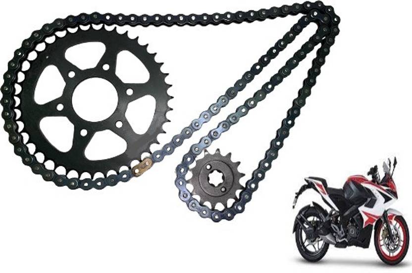 Digital Craft BAJAJ PULSAR RS 200 CHAIN SPROCKET KIT [ PACK OF 3 ] 41