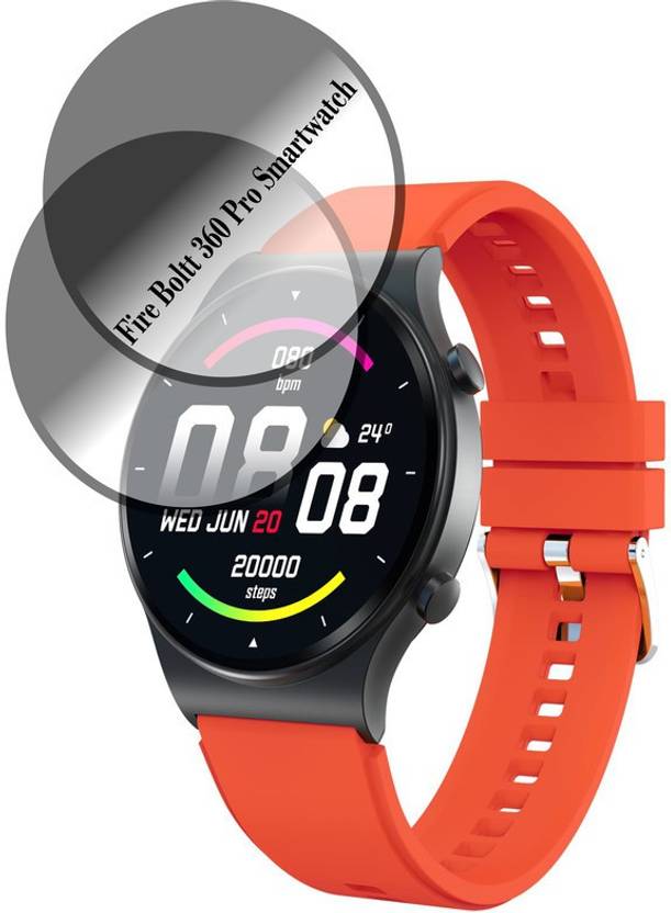 RapTag Edge To Edge Screen Guard for TMX Fire Boltt 360 Pro Smartwatch