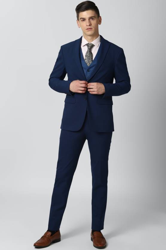 PETER ENGLAND Single Breasted Solid Men Suit - Buy PETER ENGLAND Single ...
