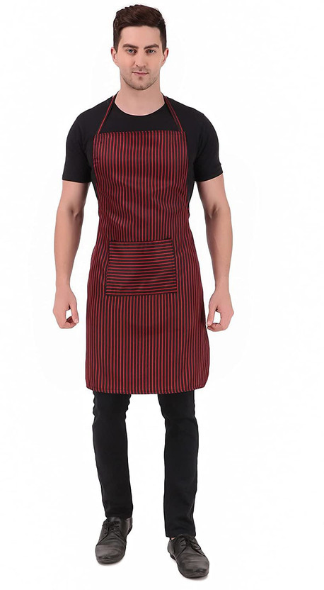 Kodenipr Club Blended Chef's Apron - Free Size(Red, Single Piece)