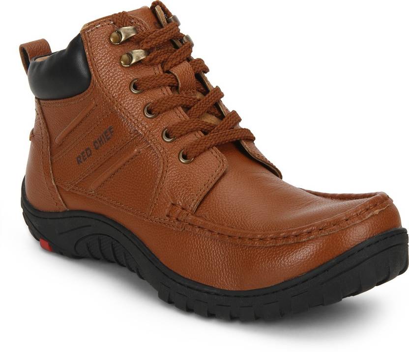 red chief boots tan