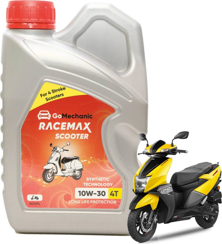 GoMechanic Racemax Scooter 4T 10W30 API SL JASO MB2 Engine Oil For TVS