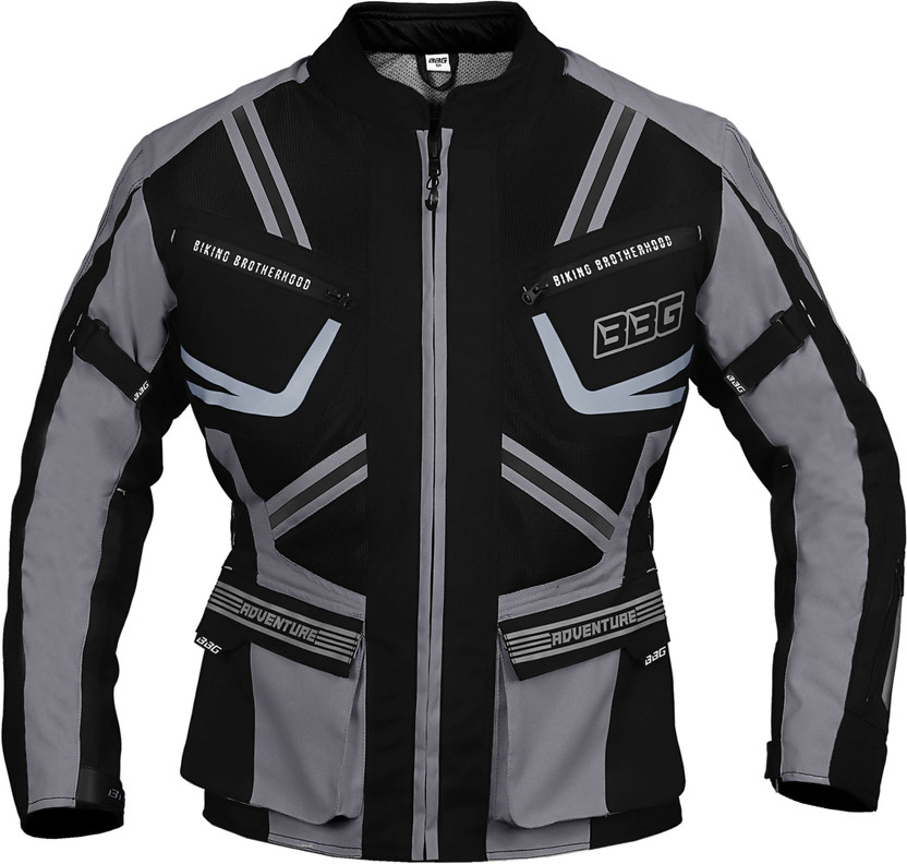 BIKING BROTHERHOOD BBG0107 Riding Protective Jacket(Black, Grey, M)