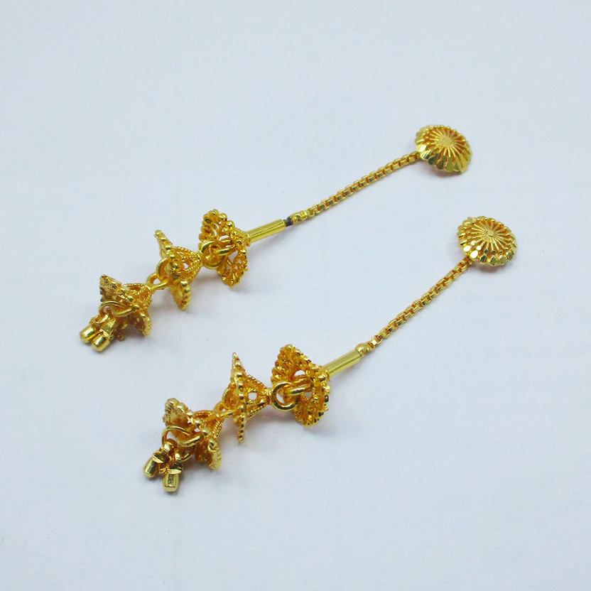 Sui dhaga earrings malabar gold top