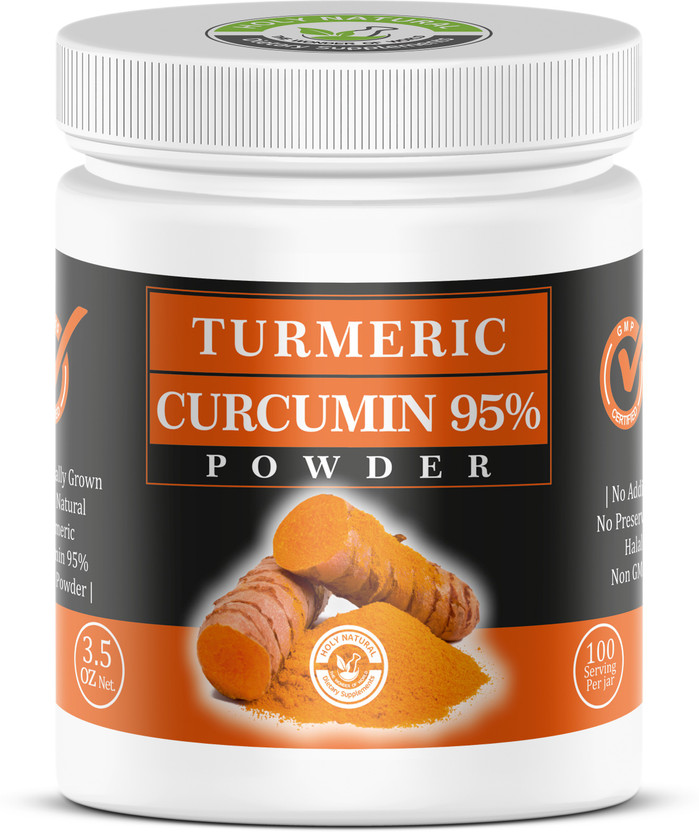 Holy Natural Turmeric Curcumin 95 % Powder - 100 GM(100 g)