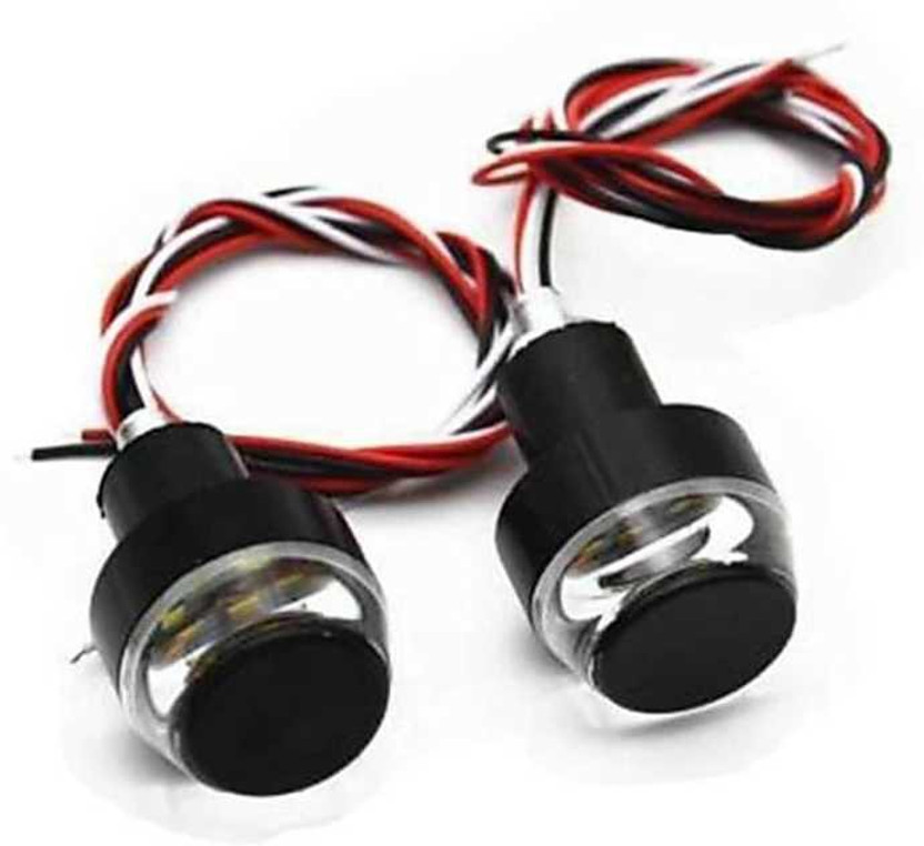 vendor High Quality Led Side Indicator for Universal for all Bikes Bike Handlebar Weights(2 Multicolor)