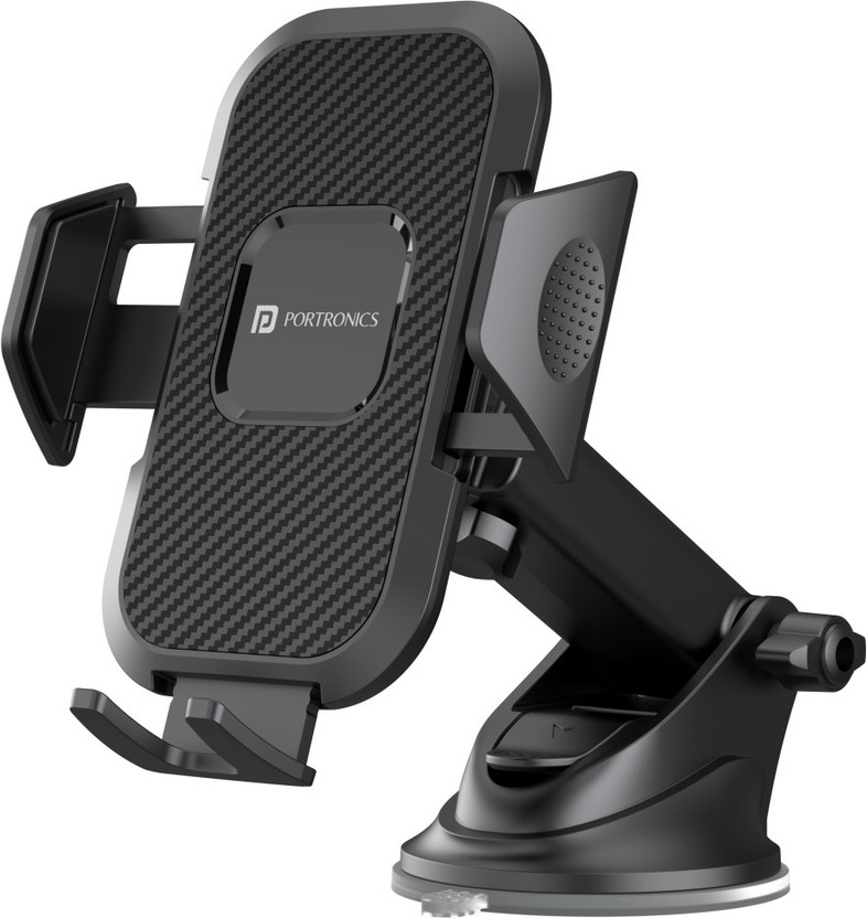 Portronics Car Mobile Holder for Dashboard(Black)
