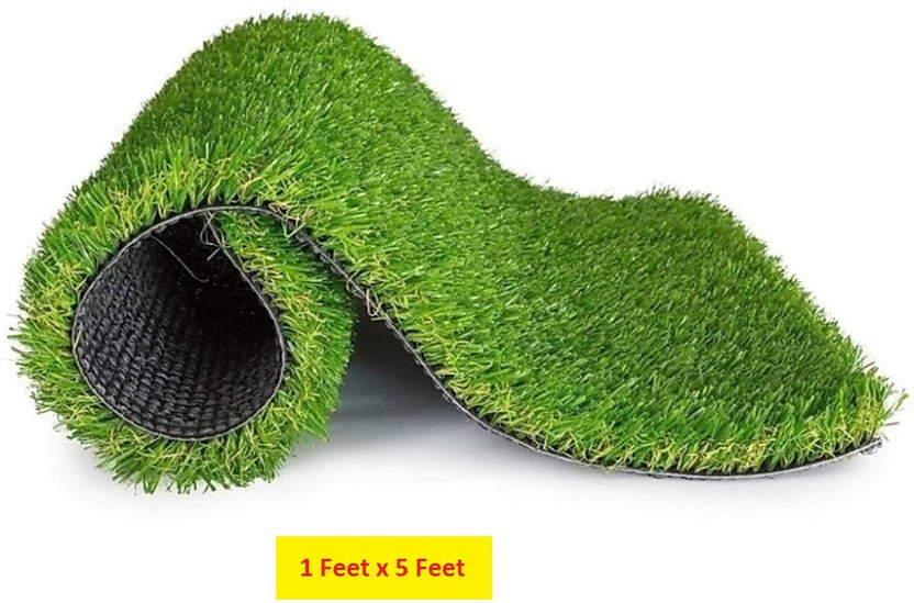 COMFY HOME Artificial Grass Door Mat(NATURAL GREEN, Large)