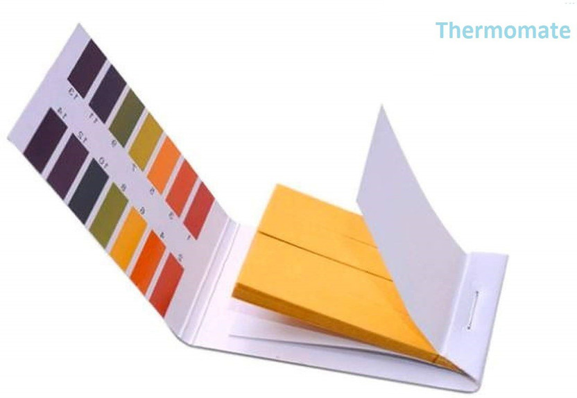 thermomate Strips Acid Test Paper Water Litmus Testing Kit 80 Sheets Ph Test Strip(1 - 14)