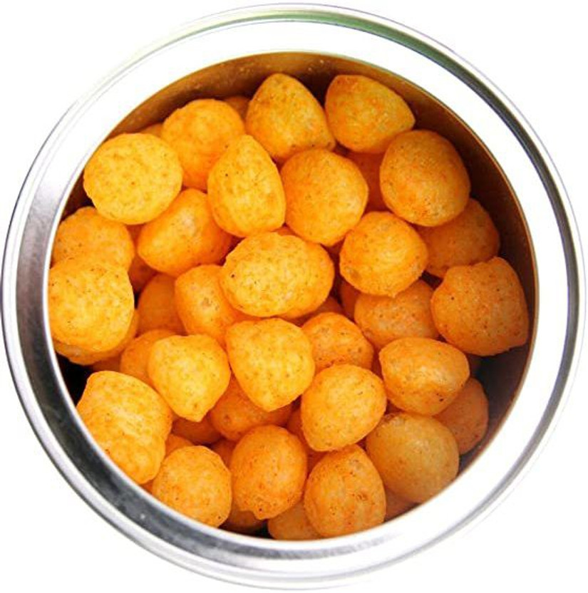 Organic Bites Cheddar Cheese Balls |Cheese Flavoured Snacks |Not Fried|Plant-Based Vegan Snack(100 g)