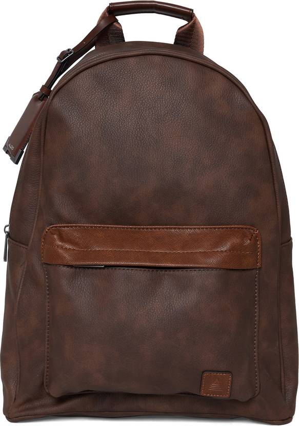 ALDO CADAOT200BrownSyntheticBackpacks 2.5 L Backpack Brown Price in India