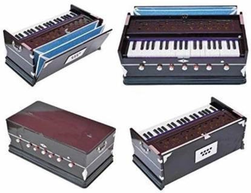 MAGA MART 39 Keys Carry Bag 3.25 Octave Hand Pumped Two Fold Bellow, Bass Reed Female Reed 3.2 Octave Hand Pumped Harmonium(Two Fold Bellow, Bass Reed, Male Reed)