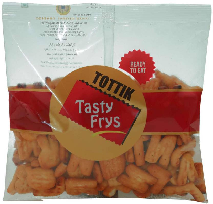 Tottik Tasty Frys Ready to eat Kerala Snacks ABCD Biscuits /150 gms