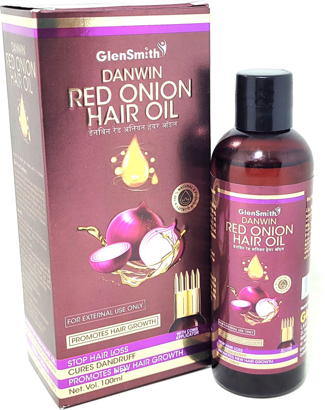 GLENSMITH GLENSMITH Danwin Red Onion Hair Oil For hair Growth And Hair Fall Control Hair Oil(100 ml) - Flipkart Deal