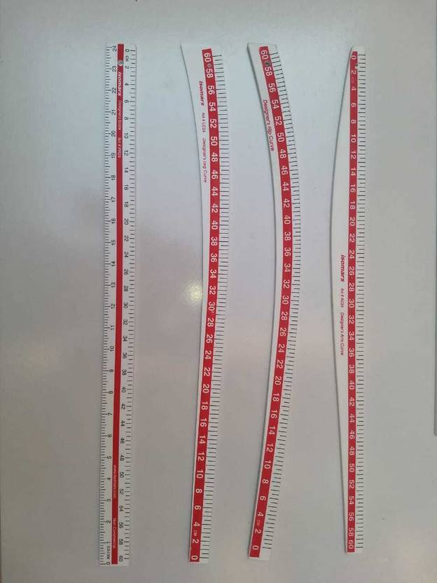 UEI FASHION DESIGNING/ TAILORING SCALE/ CURVES. PREMIUM QUALITY SCALES