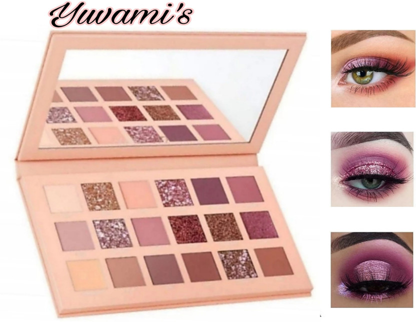 Yuvami's Nude Eye Shadow Palette 18 colors EyeShadow (Multicolor 18g) 18 g(Multicolor)