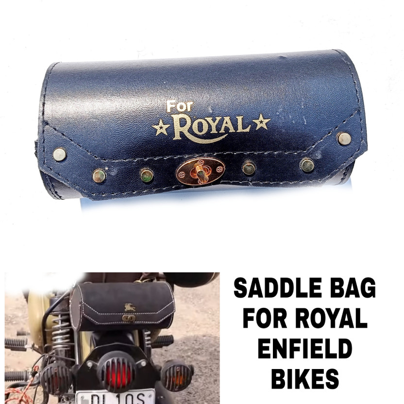 Aklin Boky Saddle Bag Black Nylon Motorbike Saddlebag