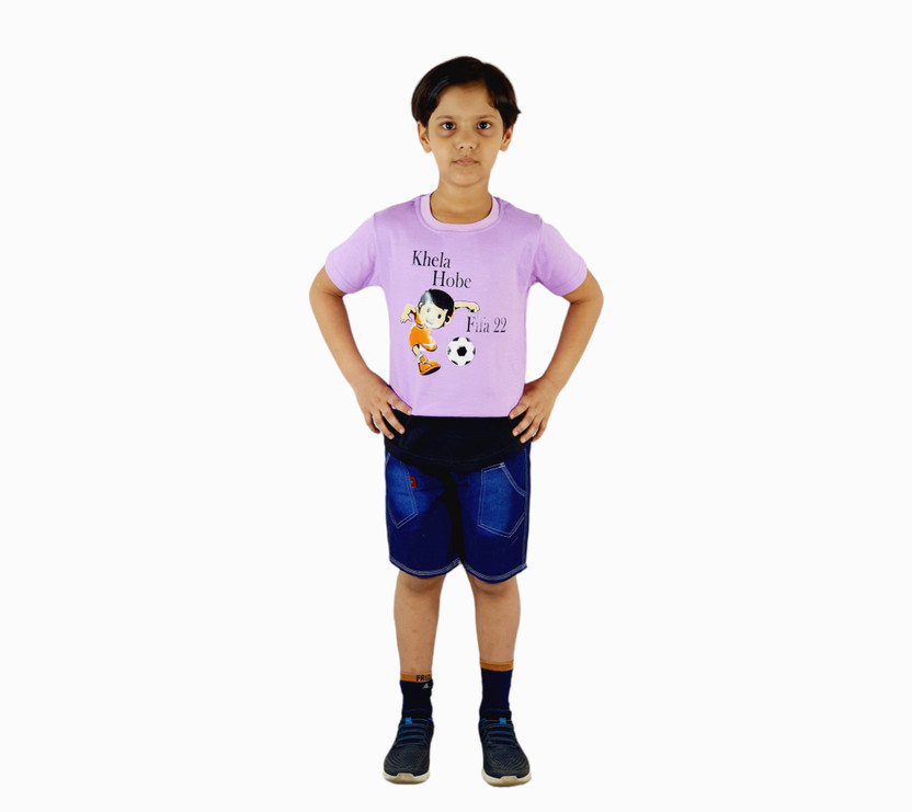 AH Zeeshan Boys Casual T-shirt Shorts 