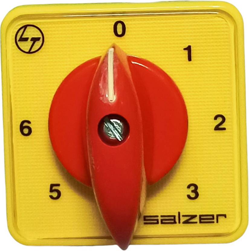 Salzer (L&T) 61063 6A 1Pole 6Way S6 B13 Cam Operated Rotary Switch