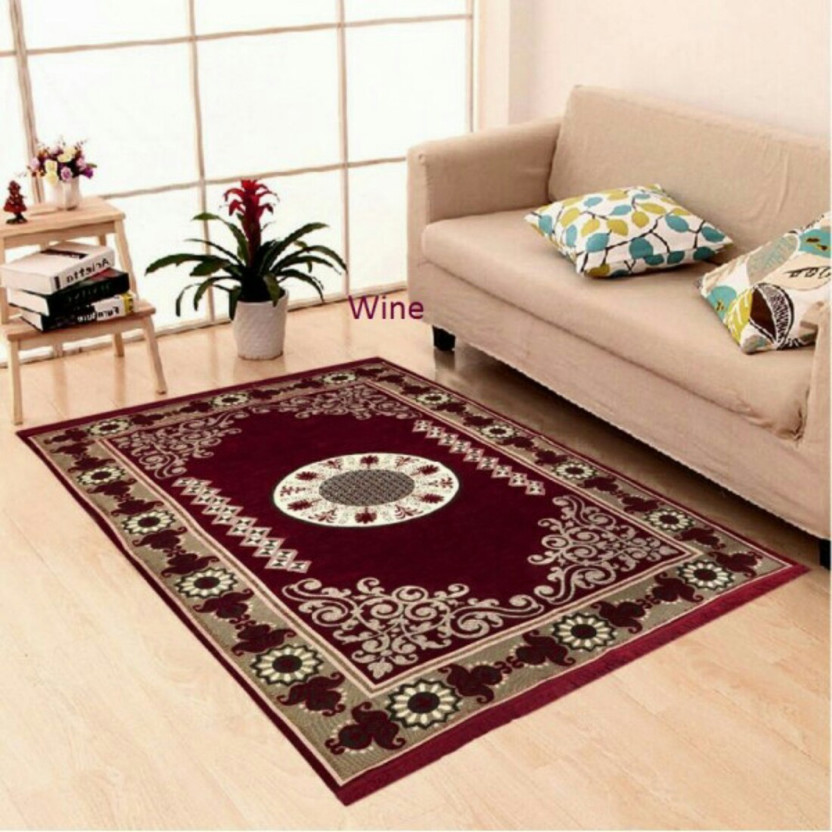 Bhoriaprints 121 cm  X 183 cm Cotton Carpet(Rectangle, Multicolor)