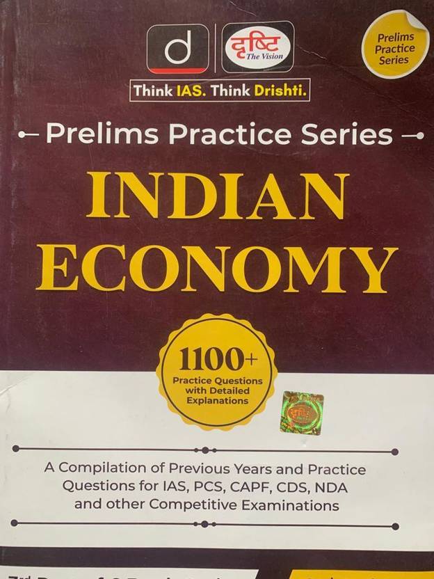 Drishti Prelims Practice Series Indian Economy 2022 Buy Drishti