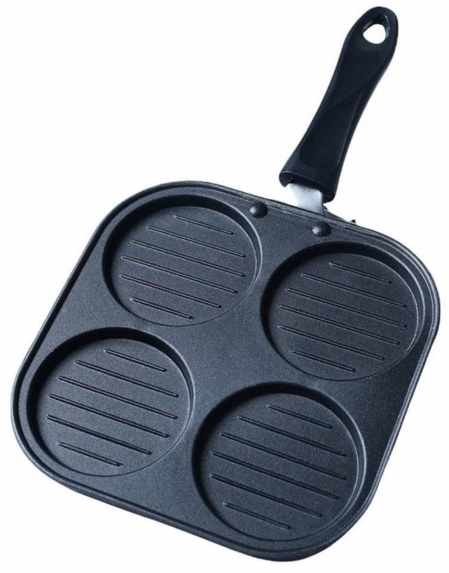 Nonstick Grill Mini Uttapam MultiSnack Maker 4 in 1 Fry Pan NLS76