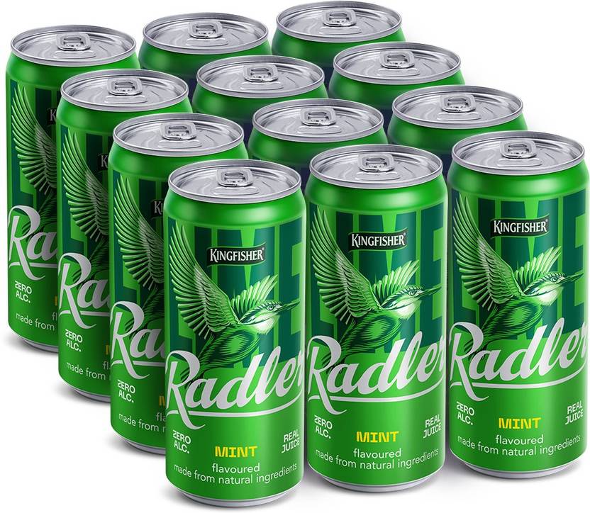 Kingfisher Radler Non Alcoholic Lime and Mint Energy Drink Price in India Buy Kingfisher