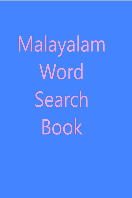 Malayalam Word Search Book Buy Malayalam