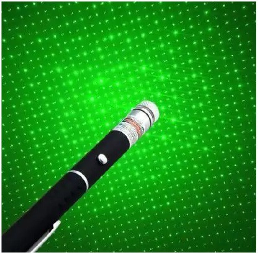 luzzo luzzo Green Laser Disco Pointer Pen with Adjustable Cap(532 nm, GREEN) - Flipkart Deal