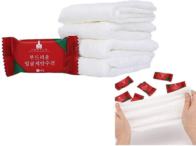 HAPANI Polycotton 200 GSM Face Towel(Pack of 10)