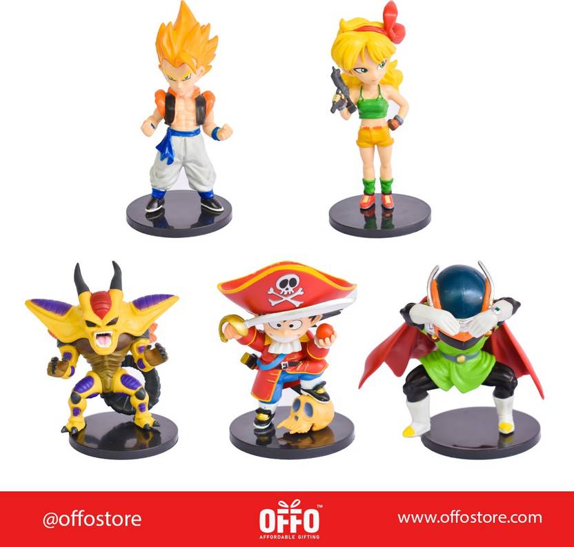 OFFO Dragon Ball Z Anime Chibi Figures for home decors, office desk and